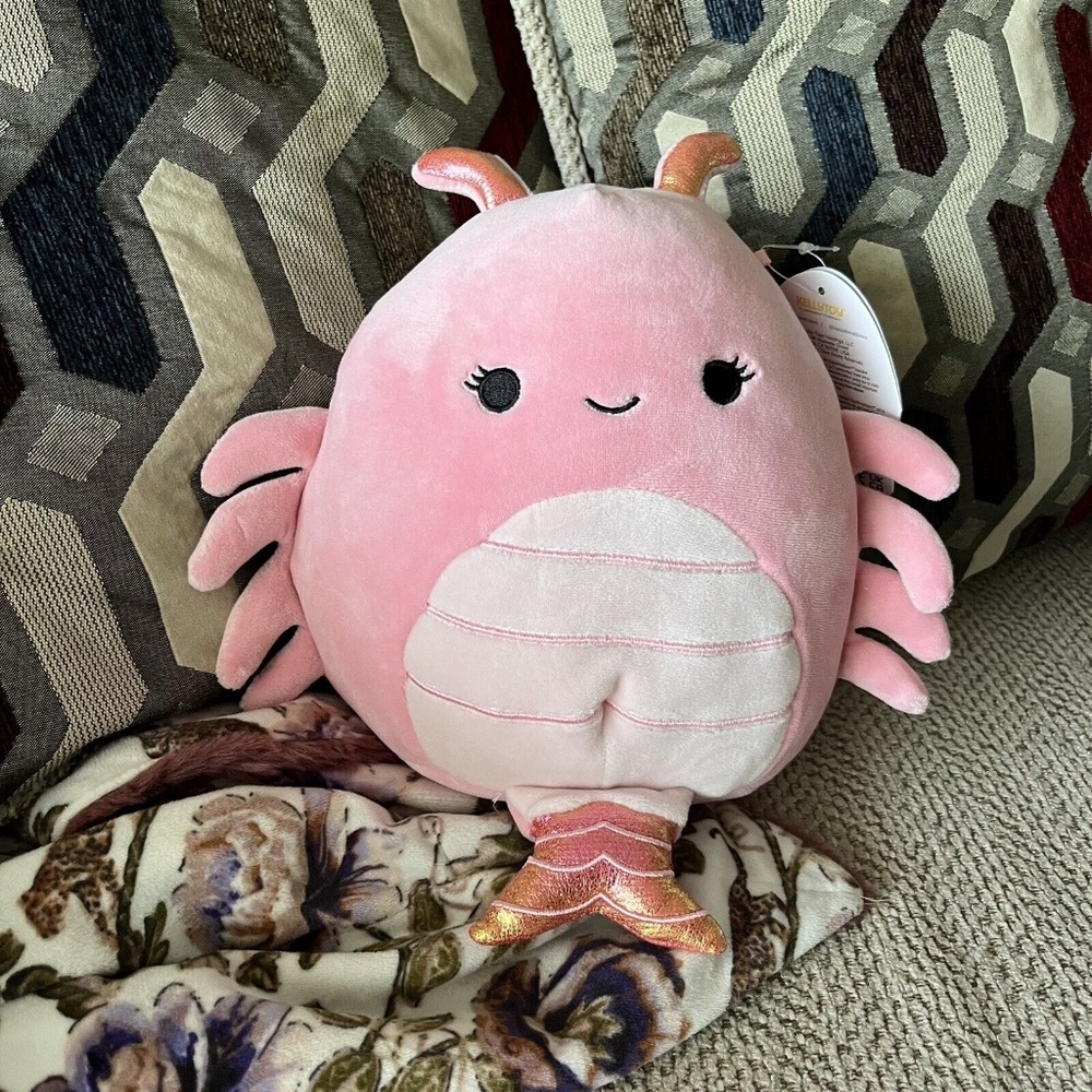 NWT! Squishmallows SIMONE the Shrimp, 7.5"